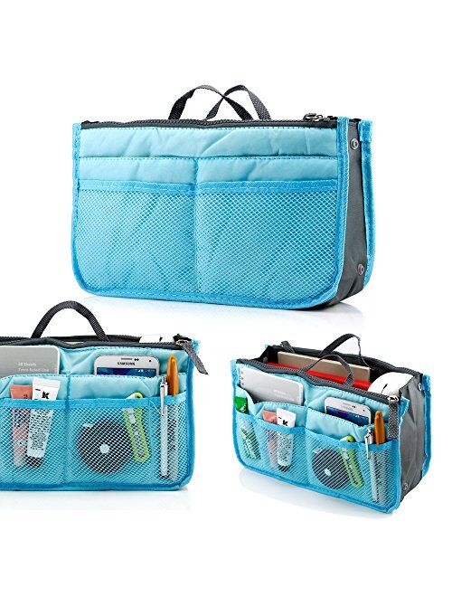 GEARONIC TM Insert Bag Purse Organizer, Bag in Bag for Handbag in Pouch Tidy Bag Travel Cosmetic Makeup Women