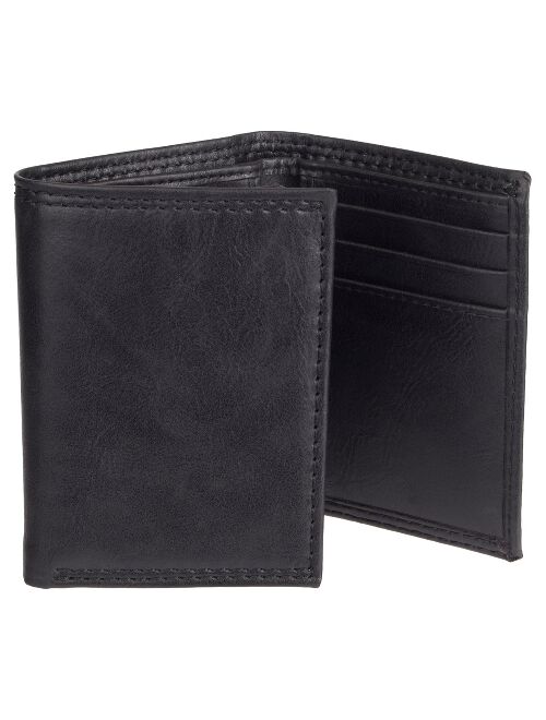 Buy Men's Extra Capacity Trifold Wallet - Goodfellow & Co™ Black online ...