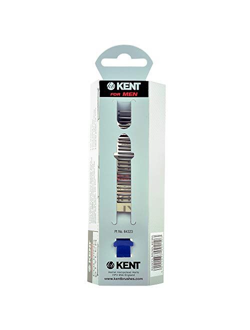 Kent Folding Hair Brush with Nylon Quill, Anti-Static - Travel/Purse Size