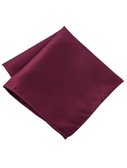 100% Silk Woven Mens Pocket Squares For Men Wedding & Tuxedo Pocket Square by John William (10 Colors)