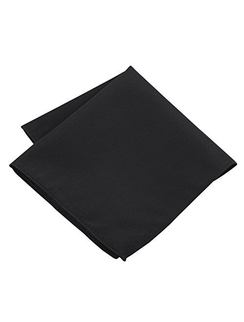 100% Silk Woven Mens Pocket Squares For Men Wedding & Tuxedo Pocket Square by John William (10 Colors)