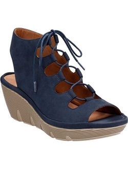 Womens Clarene Grace Wedge Sandal