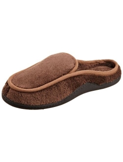 Men's Terry Slip On Clog Slipper with Memory Foam for Indoor/Outdoor Comfort