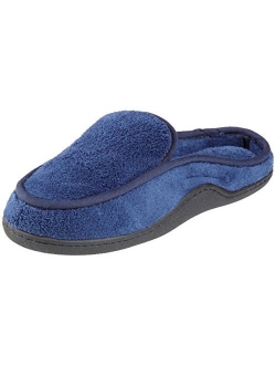 Men's Terry Slip On Clog Slipper with Memory Foam for Indoor/Outdoor Comfort