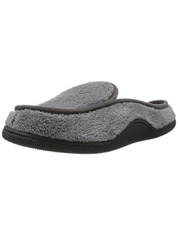 Men's Terry Slip On Clog Slipper with Memory Foam for Indoor/Outdoor Comfort