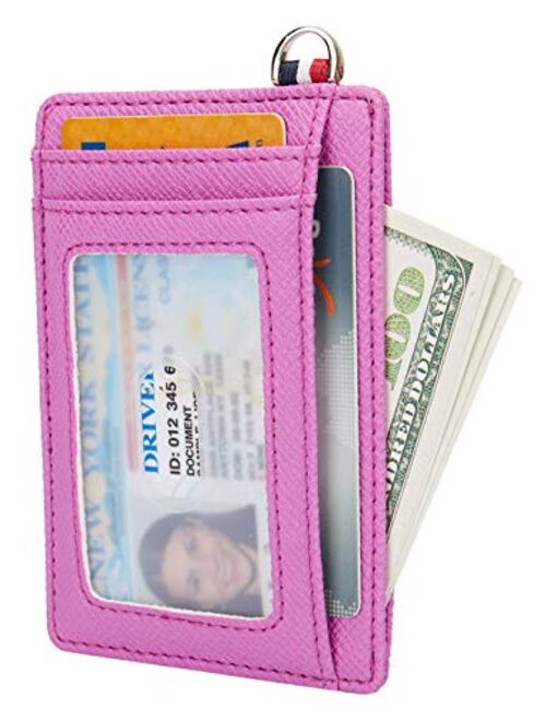 Small RFID Blocking Minimalist Credit Card Holder Pocket Slim Wallets for Men Women