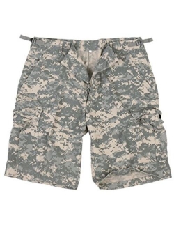 Camooutdoor Men's US Army Combat Cargo Military Shorts Ripstop ACU Digital