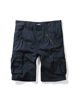 Men Multi Pockets Cargo Relaxed Casual Shorts