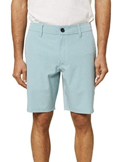 Men's Water Resistant Hybrid Stretch Walk Short, 19 Inch Outseam | Mid-Length Short |