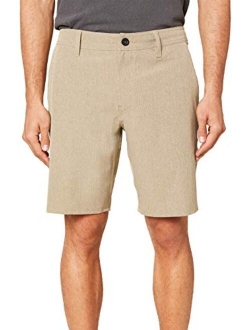 Men's Water Resistant Hybrid Stretch Walk Short, 19 Inch Outseam | Mid-Length Short |