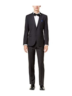 Nick Graham Men's Slim Fit Stretch Finished Bottom Suit