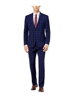 Nick Graham Men's Slim Fit Stretch Finished Bottom Suit