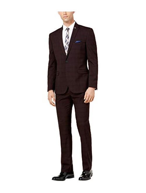 Nick Graham Men's Slim Fit Stretch Finished Bottom Suit