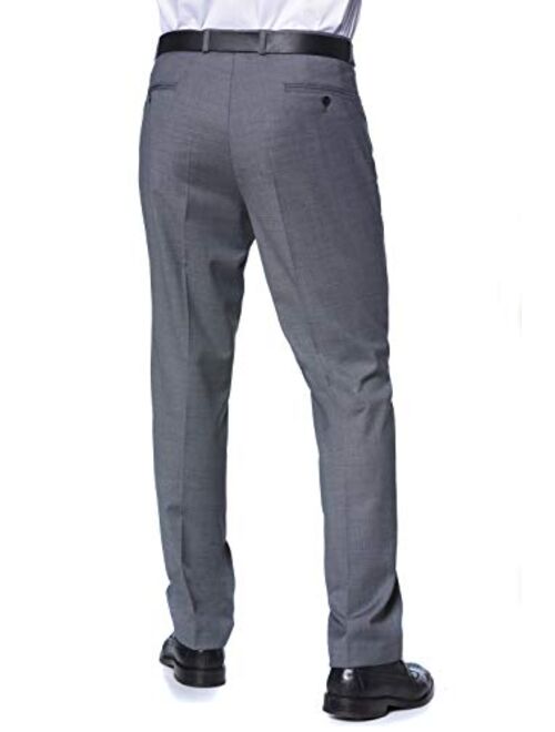 JP 1880 Men's Big and Tall Freenamik Wool Suit Pants 702889