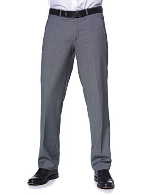 JP 1880 Men's Big and Tall Freenamik Wool Suit Pants 702889