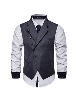 suit women Men's Dress Vest Slim Fit Casual Solid Waistcoat Gentleman Business Suit Vest Formal Wedding Suit Vest