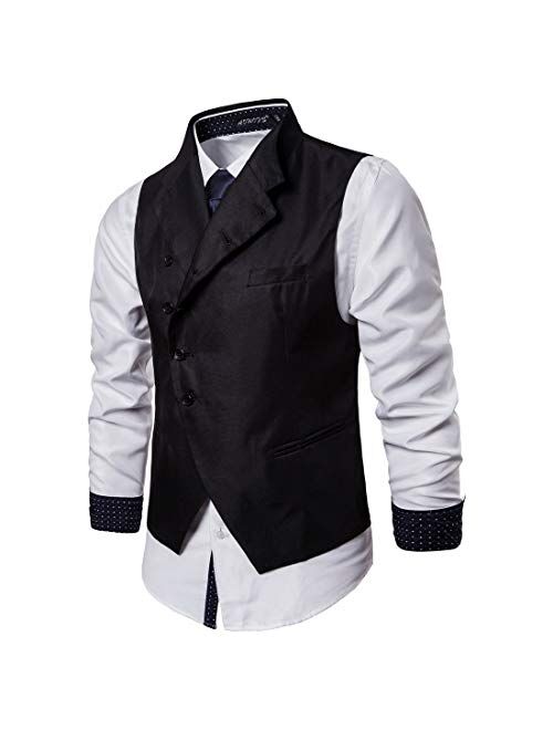 suit women Men's Dress Vest Slim Fit Casual Solid Waistcoat Gentleman Business Suit Vest Formal Wedding Suit Vest