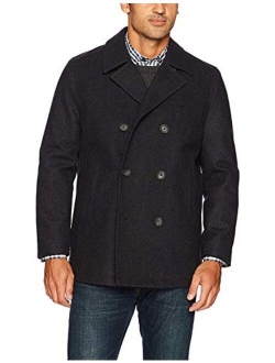 Men's Double Breasted Wool Peacoat