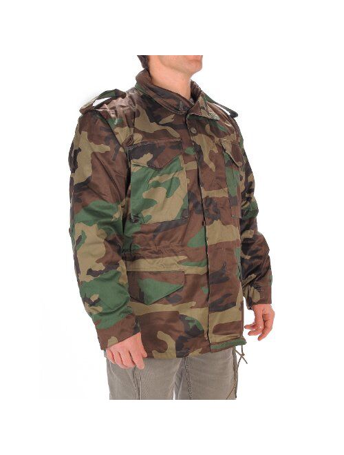 CamoOutdoor Men's M65 Woodland Field Jacket Extra Large Green