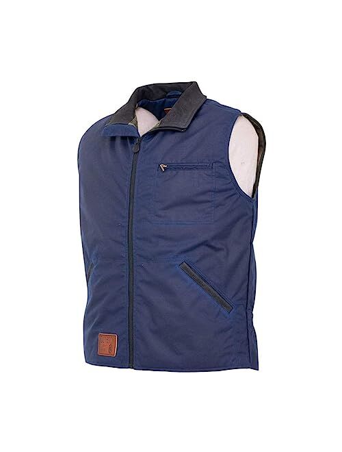 Outback Trading Co Men's Co. Sawbuck Flannel Lined Oilskin Vest - 2143Sage