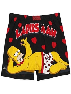 The Simpsons Family Men's Briefly Stated Boxer Shorts Underwear