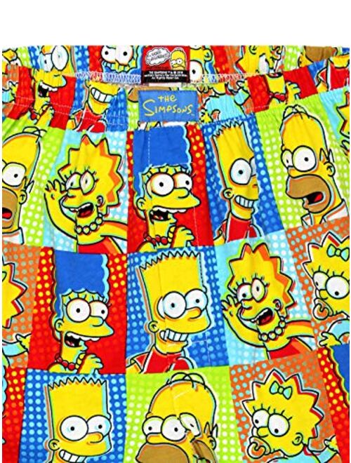 The Simpsons Family Men's Briefly Stated Boxer Shorts Underwear