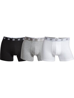 CR7 Men's Cristiano Ronaldo Grey Cotton Stretch Trunk - 3 Pack