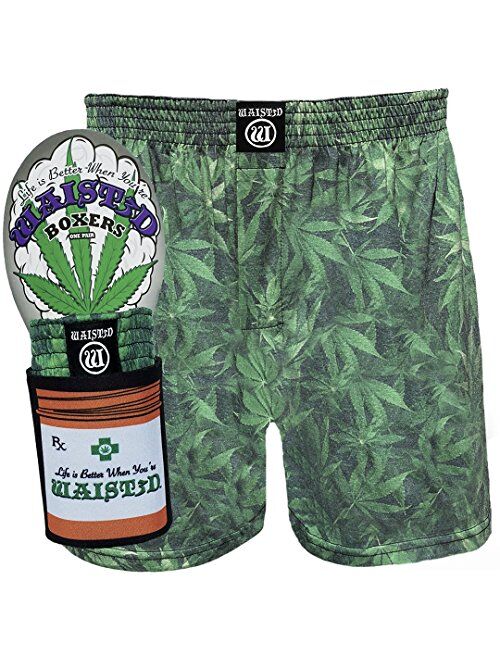 WAIST3D"Free Weed'n" Men's Old Skool Boxers