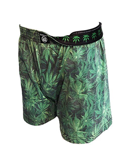 WAIST3D"Free Weed'n" Men's Old Skool Boxers