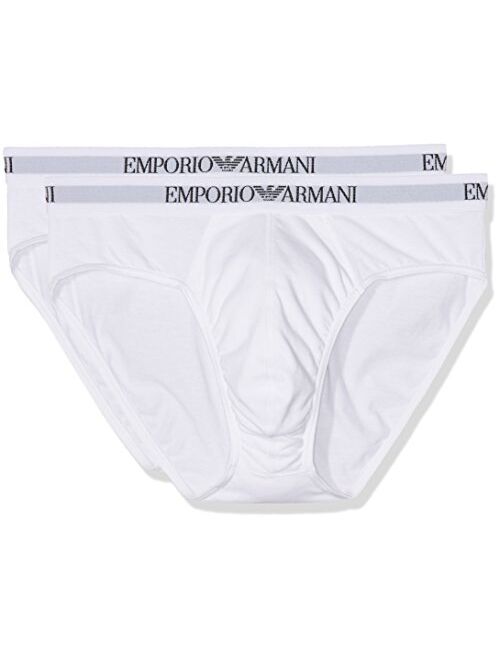 Emporio Armani 2-Pack Pure Cotton Briefs