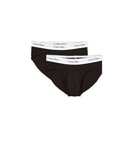 Calvin Klein 3-pack boxer briefs with colored waistband in black