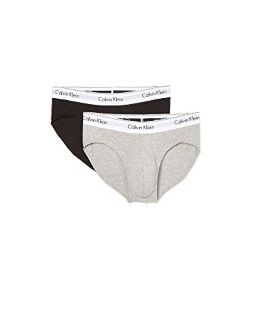 Calvin Klein Men's 2 Pack Modern Cotton Stretch Hip Brief