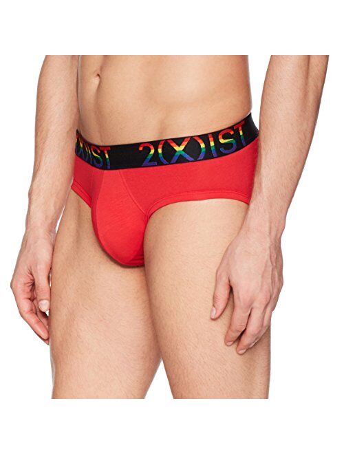 2(X)IST Men's Pride Cotton Stretch No Show Brief