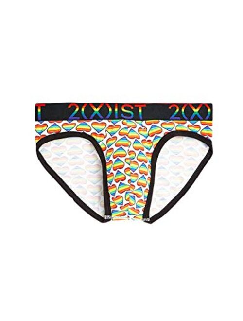 2(X)IST Men's Pride Cotton Stretch No Show Brief