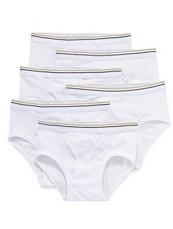 Stafford 6 Pack 100% Cotton Low-Rise Briefs White