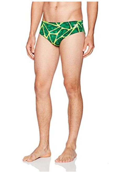 Speedo Men's Caged Out Brief Endurance+ Swimsuit