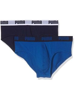 Men's 2-Pack Basic Briefs, Blue/Navy Small Blue/Navy