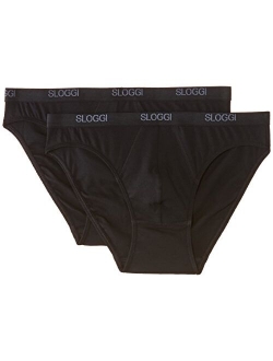 Sloggi Mens Basic Mini Black 2 Pack