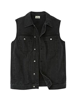 Liberty Blues Men's Big and Tall Denim Vest