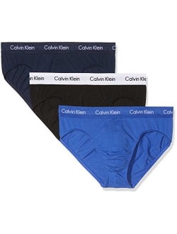 Men's Cotton Stretch Hip Briefs (3 Pack)