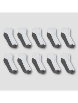 Premium Big and Tall Men's 10pk Cool Comfort Ankle Socks