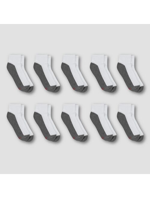 Hanes Premium Big and Tall Men's 10pk Cool Comfort Ankle Socks