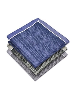 Selected Hanky 100% Cotton Men's Handkerchiefs 6 Piece Gift Set