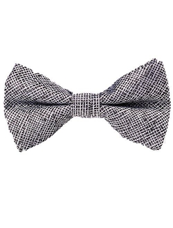 QYdress Men Bow Tie Adjustable Length Wedding Male Fashion Boys Satin Bowties