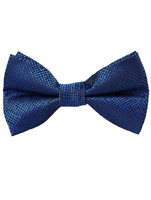 QYdress Men Bow Tie Adjustable Length Wedding Male Fashion Boys Satin Bowties