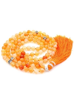 Malahill mala Beads Necklace for Women Man, mala Bracelet, Prayer Beads Necklace