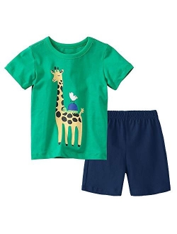 Fiream Little Boys' Cotton Clothing Short Baby Sets