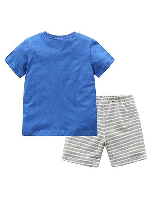 Fiream Little Boys' Cotton Clothing Short Baby Sets