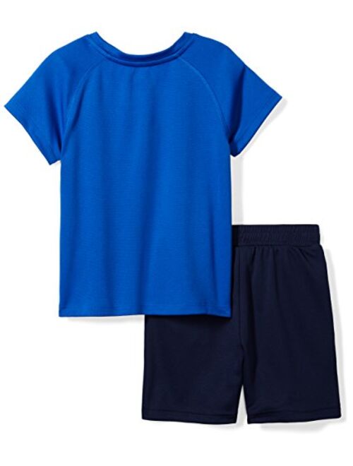 Amazon Brand - Spotted Zebra Boys Active Short-Sleeve T-Shirt and Shorts Set