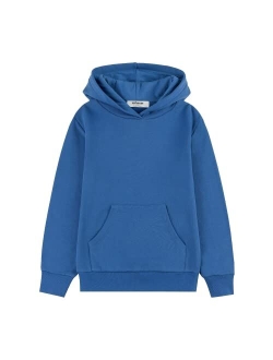 Kids' Soft Brushed Fleece Casual Basic Pullover Hooded Sweatshirt Hoodie for Boys or Girls 4-12 Years